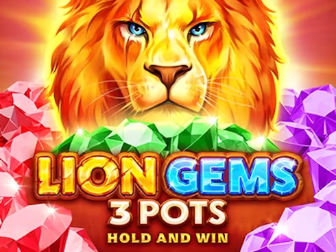 Lion Gems 3 Pots Hold and Win Slot